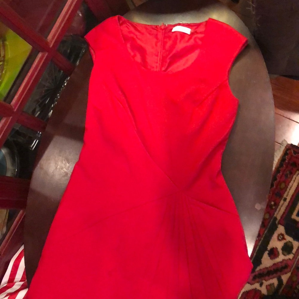 Calvin Klein red dress